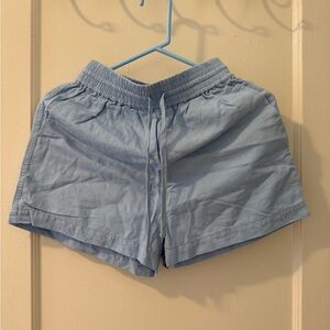 Calvin Klein Jeans Blue Shorts Elastic Waistband Lightweight